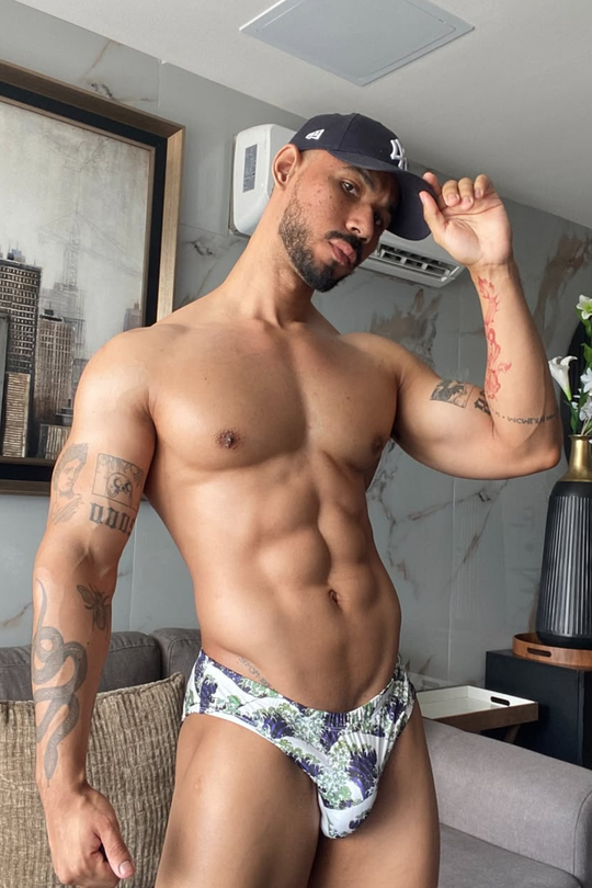 Wet-N-Wild Swim Briefs - Crashing Waves