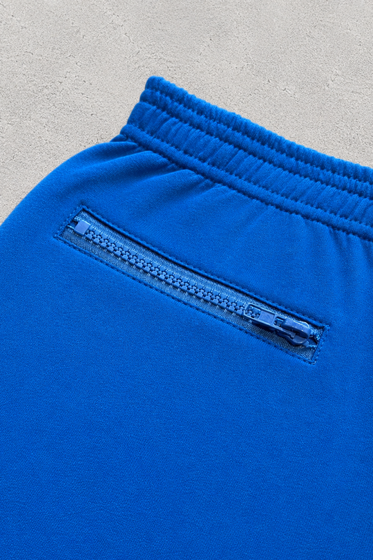 Peek-A-Boo Varsity 2" Short Shorts  -  Bold Blue