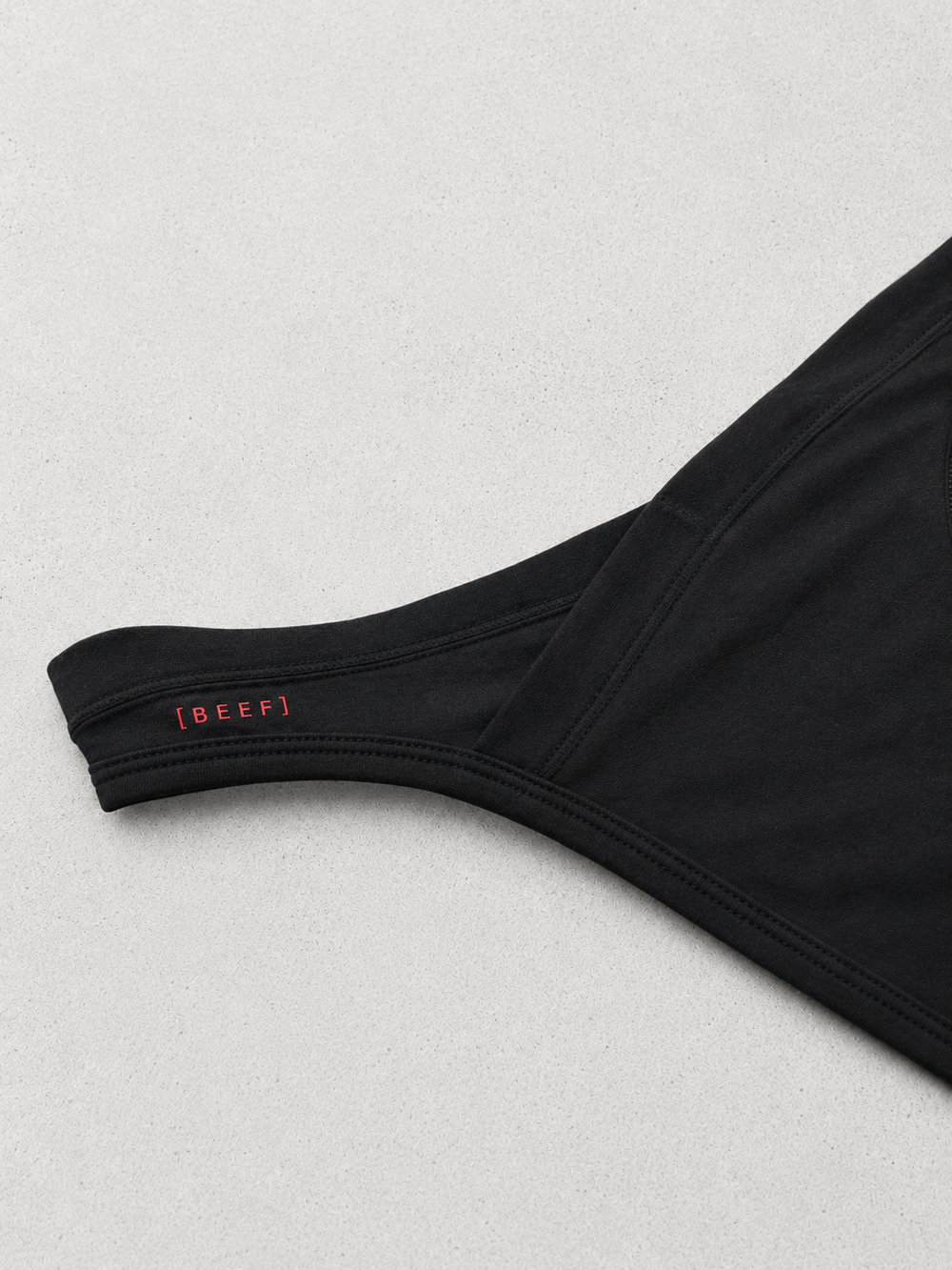 Soft Modal Criss-Cross Briefs - Black