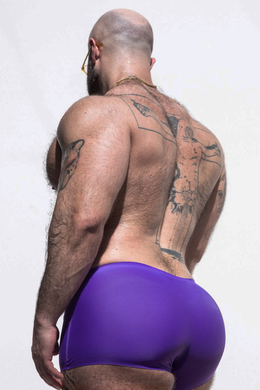 Come-Over Silky Seamless Boxer Briefs - Violet